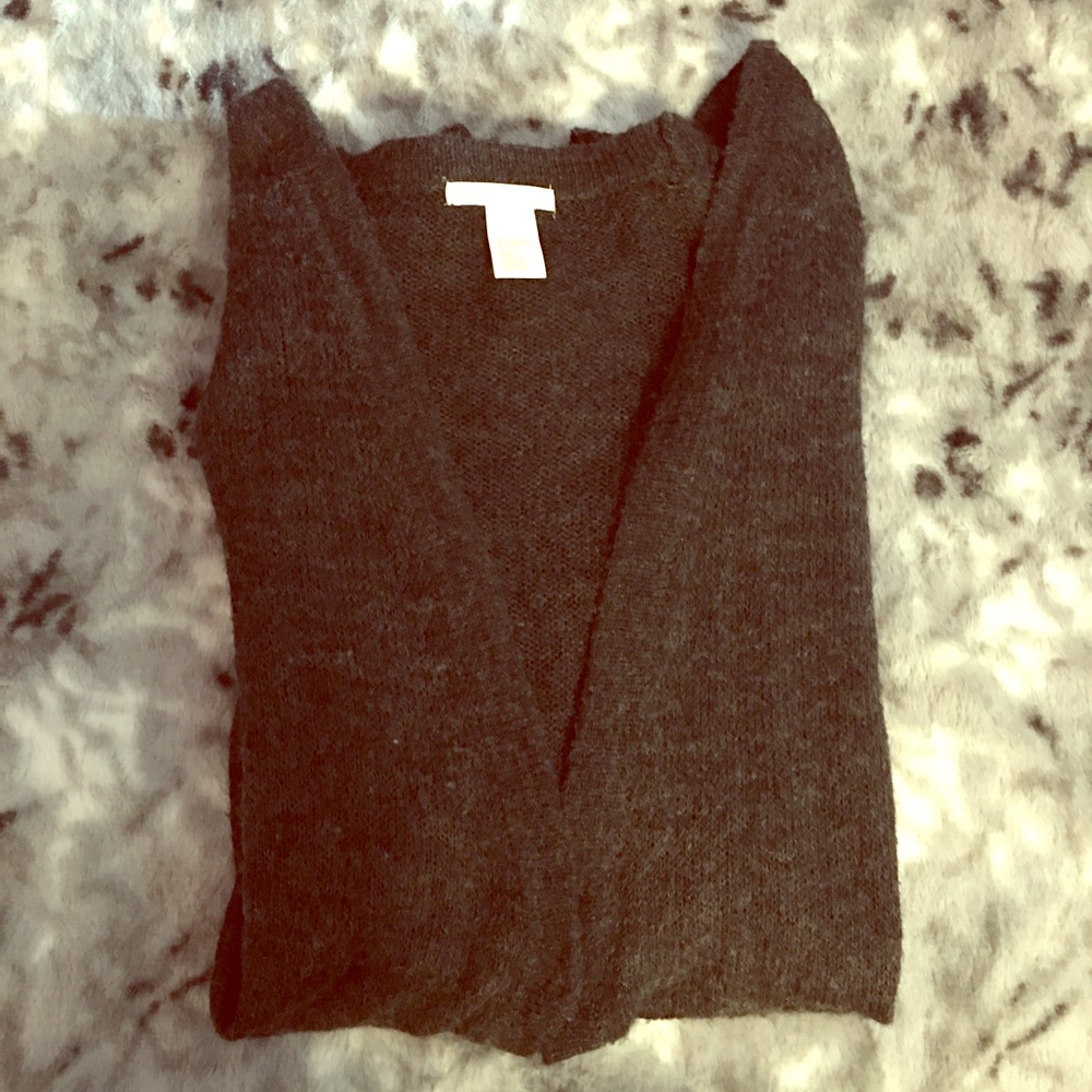 H&M snap button down cardigan